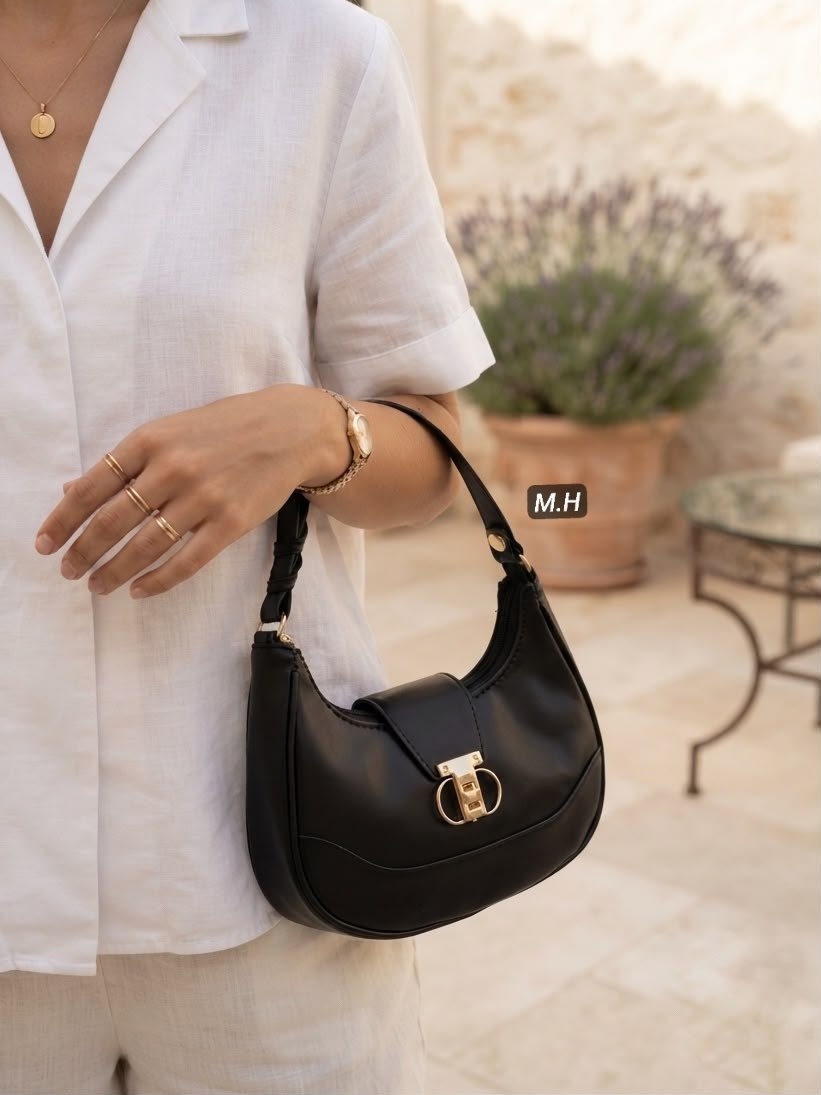 حقيبة كتف نسائية راقية (Hobo Bag) بتصميم عصري ✨