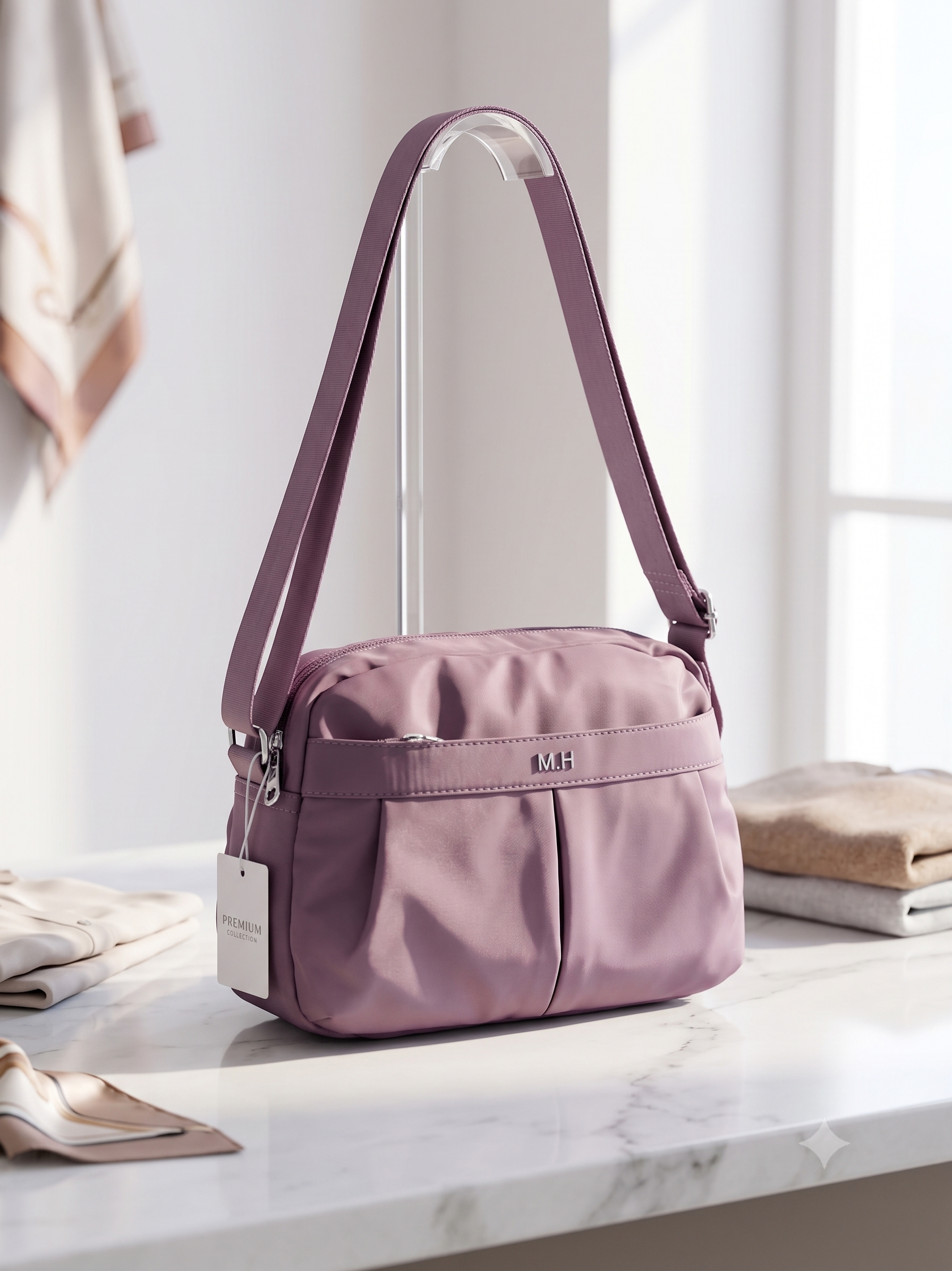 حقيبة كروس بودي رياضية مقاومة للماء (Waterproof) متعددة الجيوب 🎒